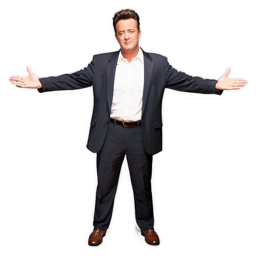 Chandler Bing Iconic Pose Png Blq PNG