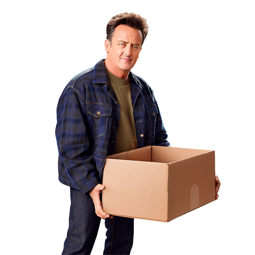 Chandler Bing In A Box Episode Png 81 PNG