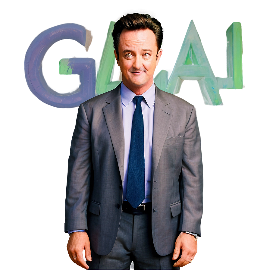 Download Chandler Bing's Office Look Png Sye | Wallpapers.com