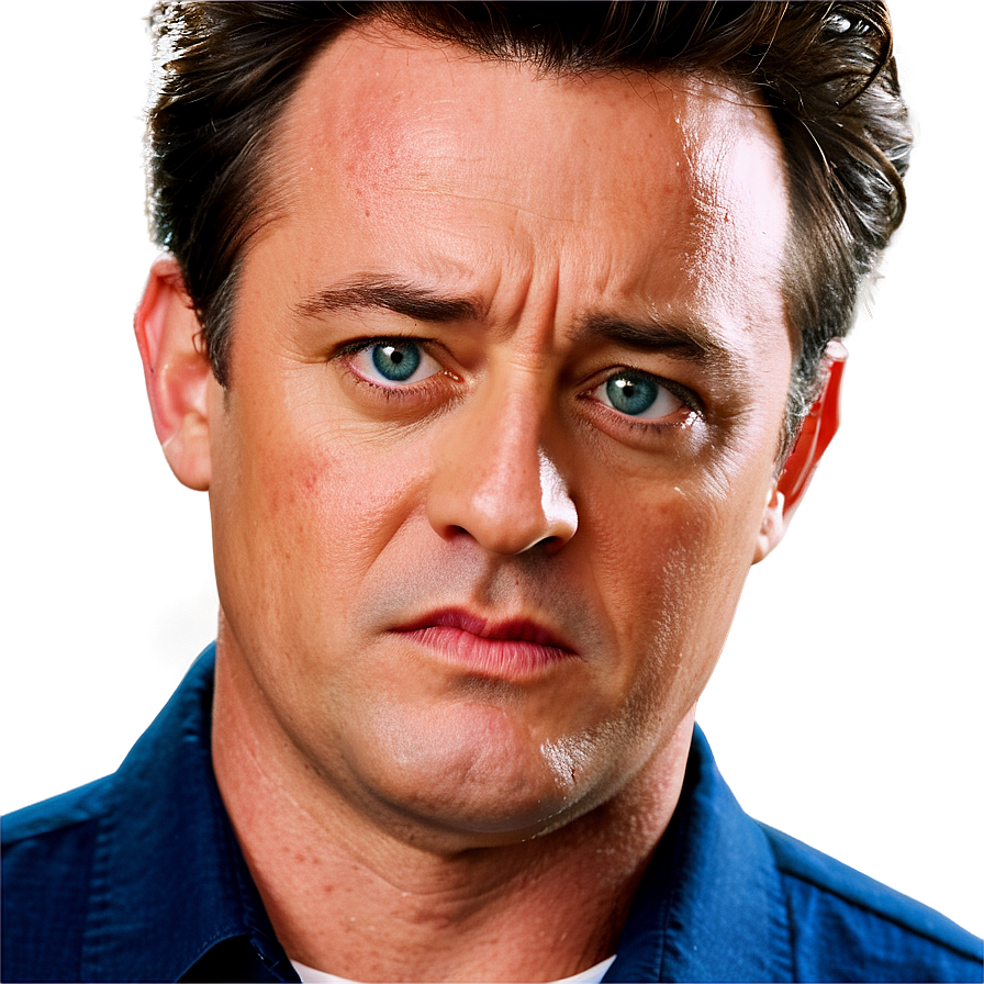 Chandler Bing Sarcastic Face Png Rtb83 PNG