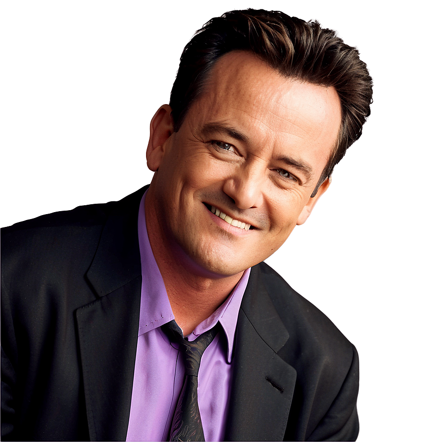 Chandler Bing Smiling Png Jsg PNG