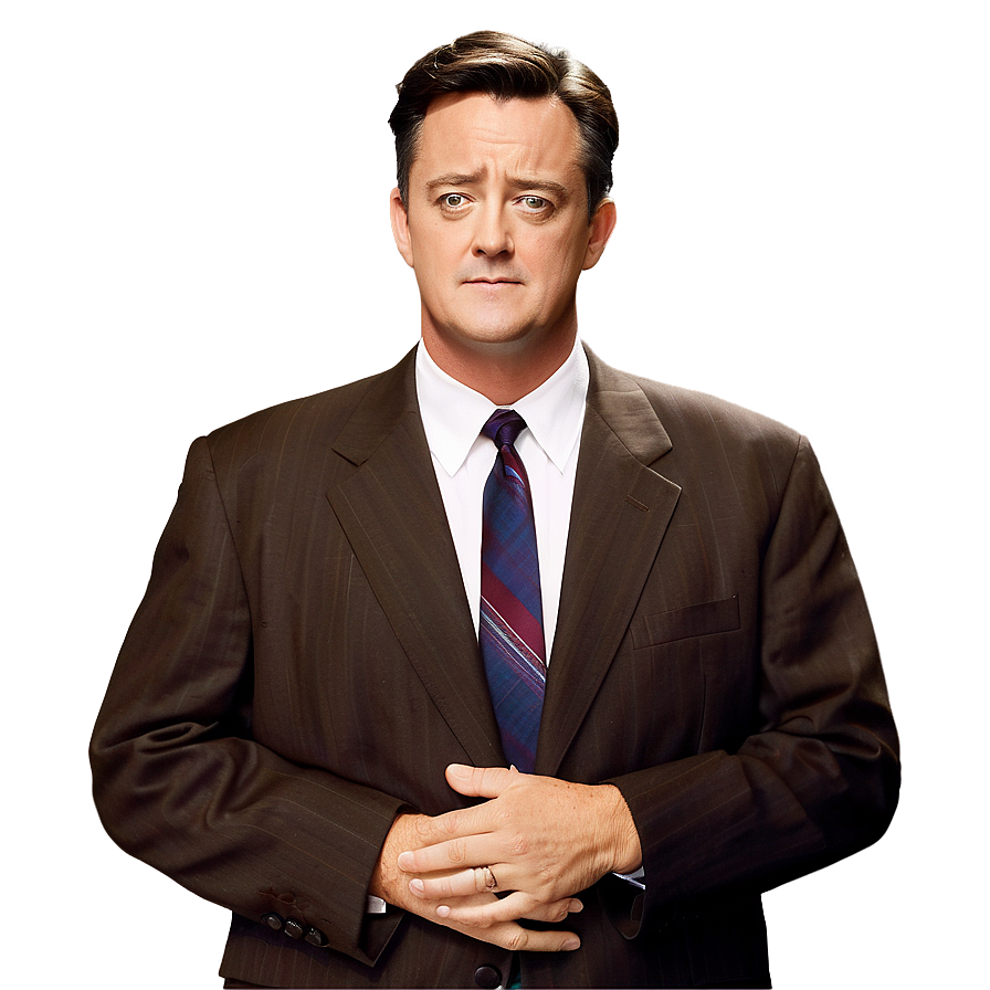 Chandler Bing Suit And Tie Png 06242024 PNG