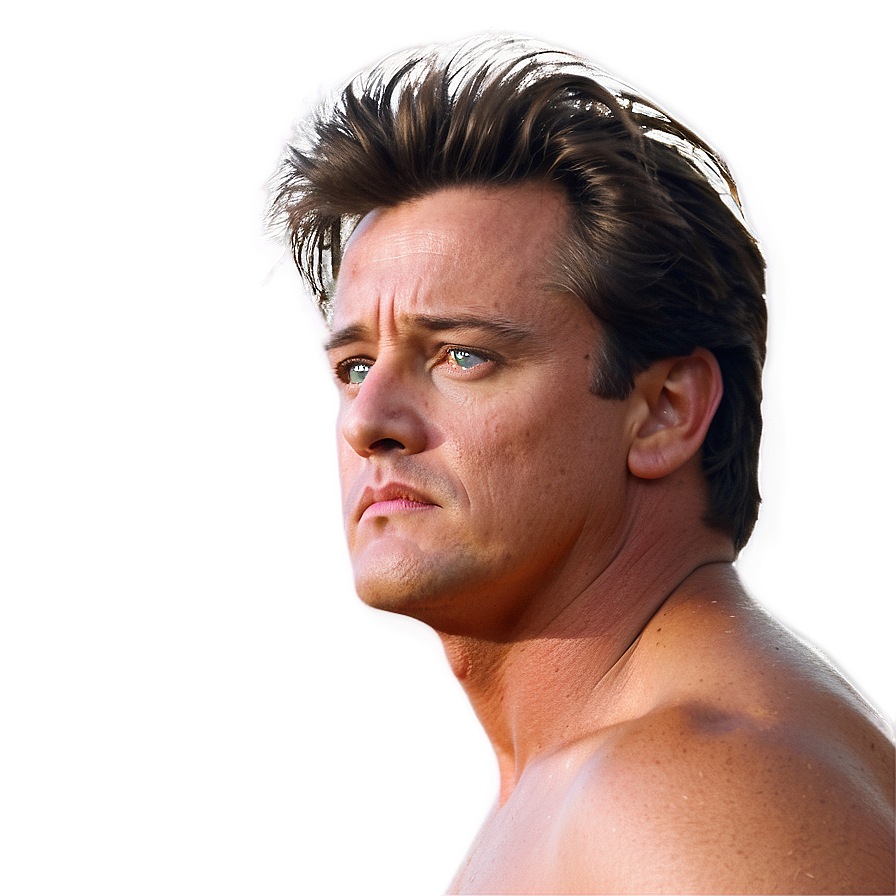 Chandler Bing Watching Baywatch Png 85 PNG