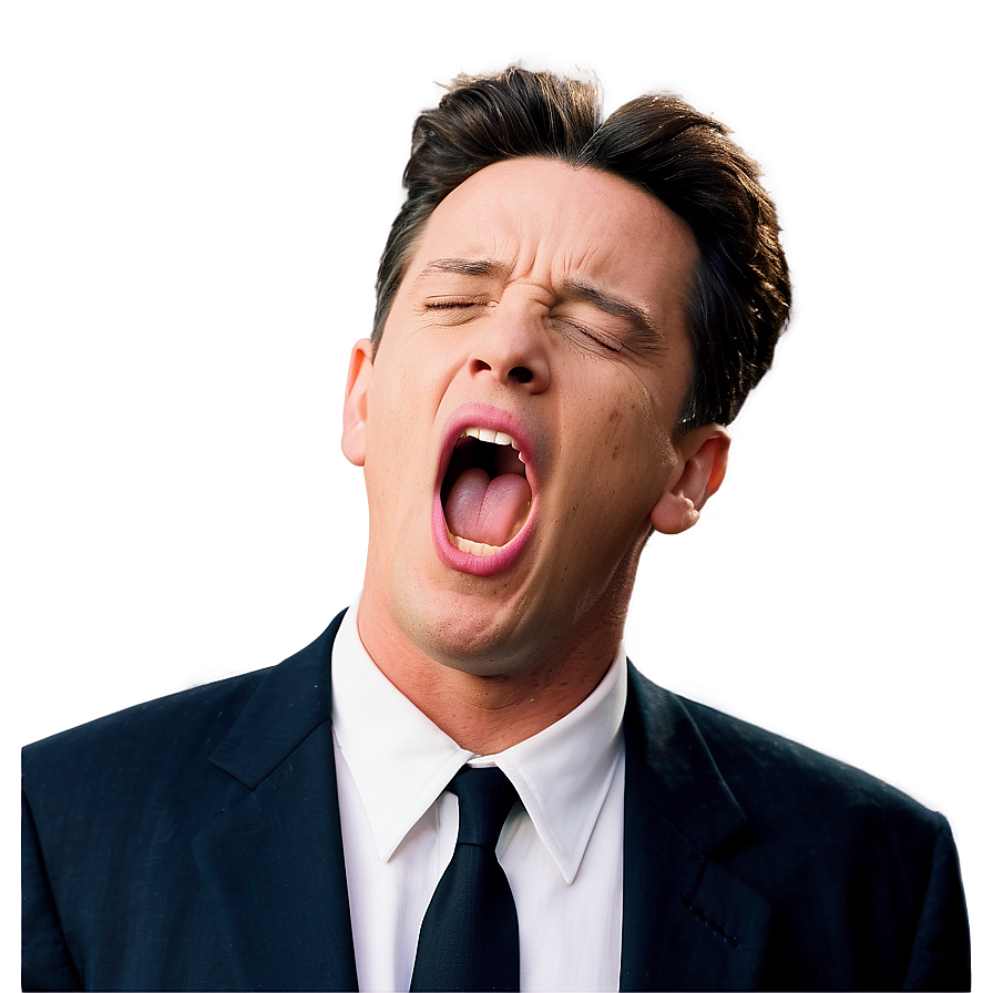 Chandler Bing Yawning Png Kbd24 PNG