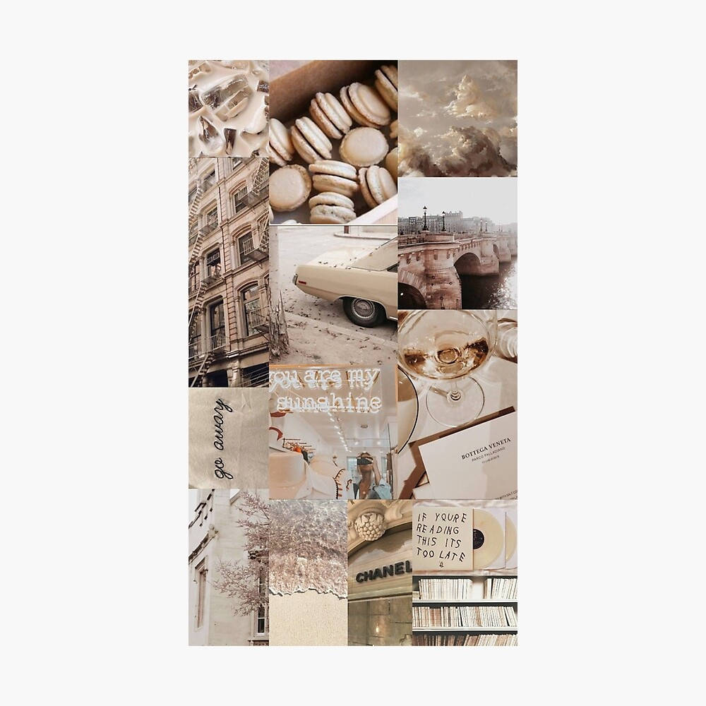 Ivory Chanel Aesthetic Wallpaper