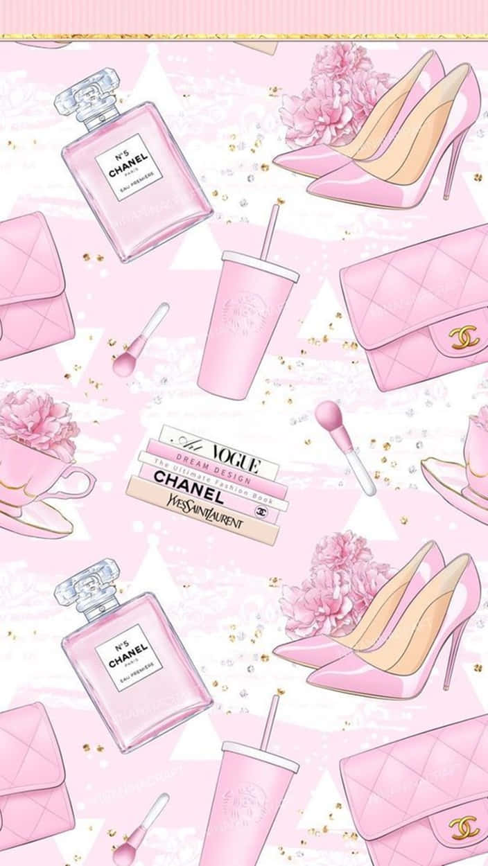 Chanel Girly Artefacts Wallpaper