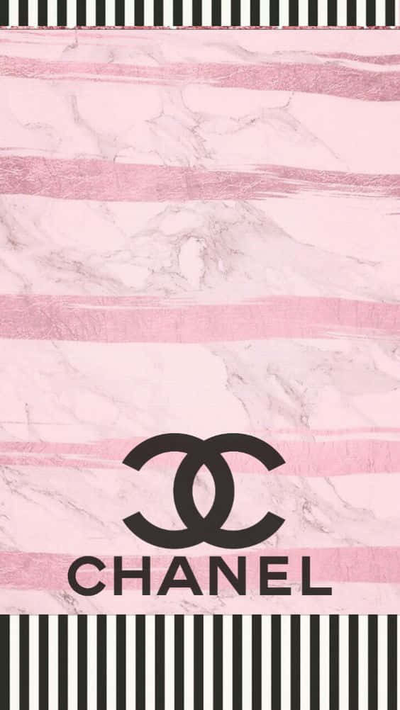 Chanelrosa Flickaktigt Tapet. Wallpaper