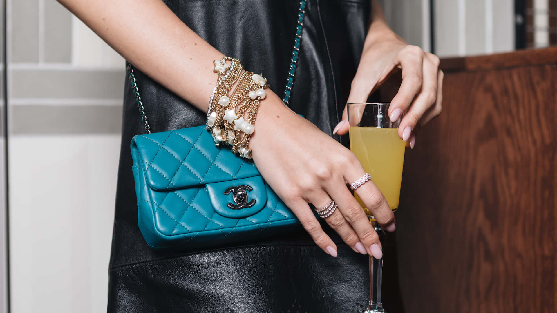 Chanel Lambskin Mini Handbag Background