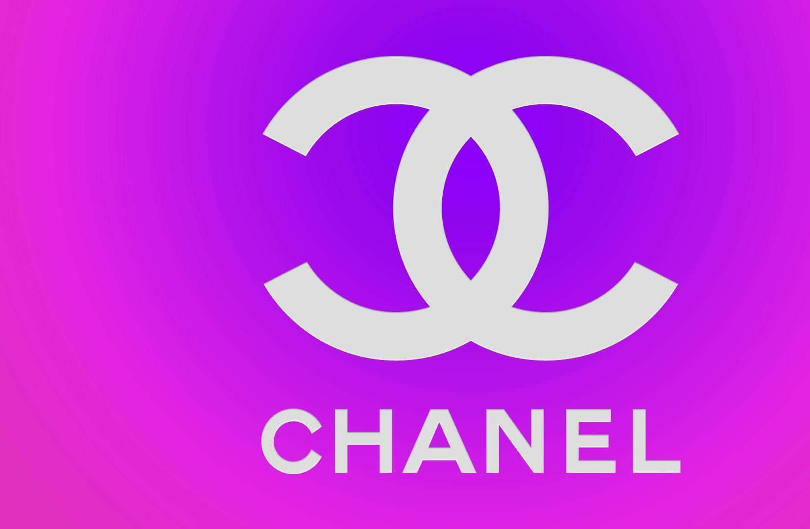 Ikonodas Berühmte Chanel-logo In Eleganter Schwarz-weißen Farbgebung.