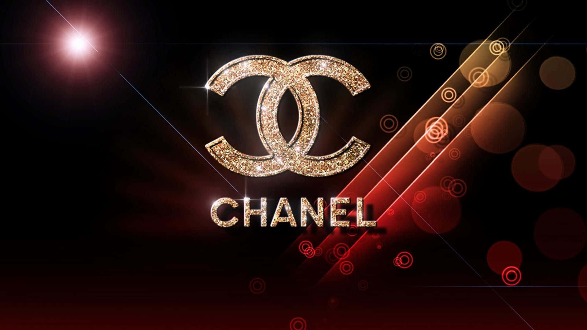 Chanel Logo On A Black Background