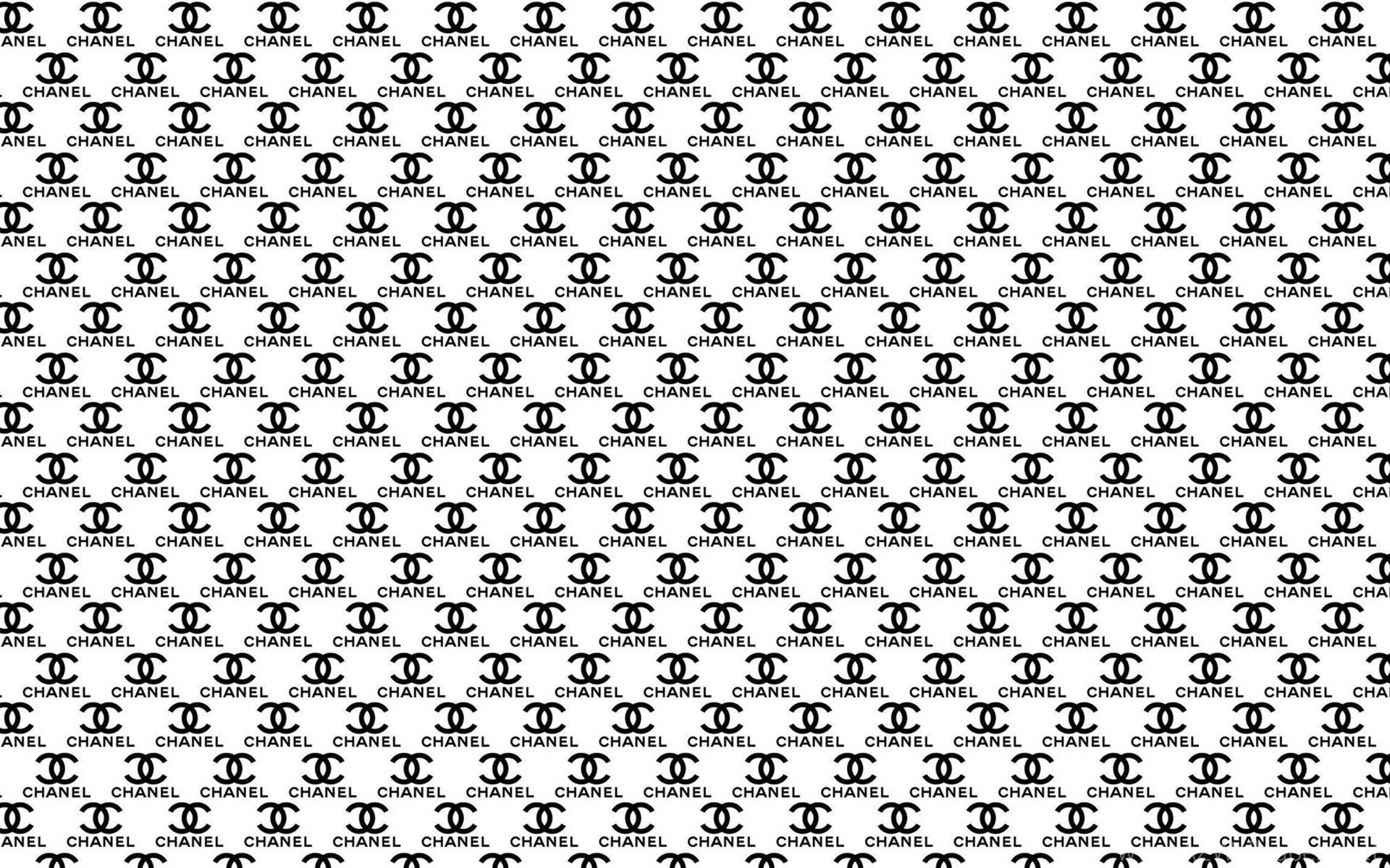 Chanel Logo Pattern Wallpaper