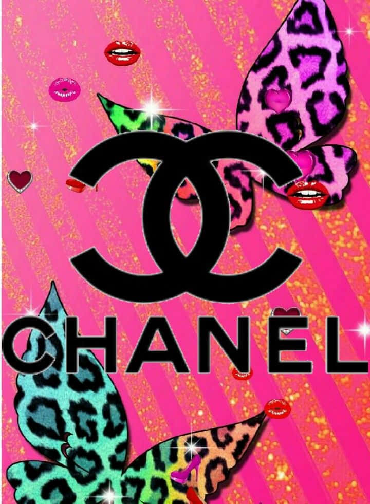 Detikoniske Chanel-logo, Symboliserer Sofistikering Og Tidløs Elegance.