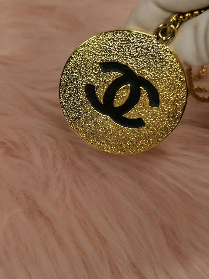 Chanel Gold Cc Pendant Necklace