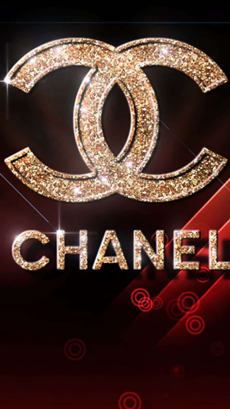 Logode Chanel En Un Hermoso Cielo Nocturno.