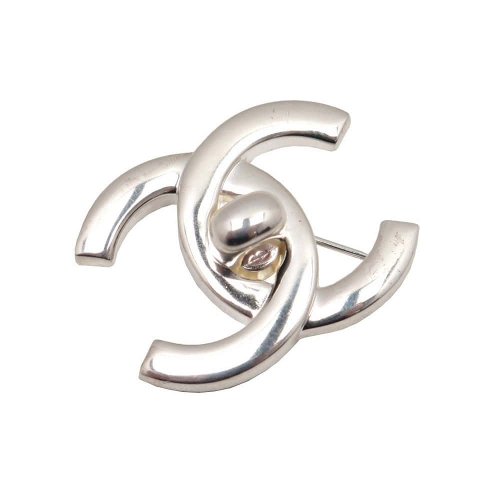 Svartoch Vit Chanel-logotyp.