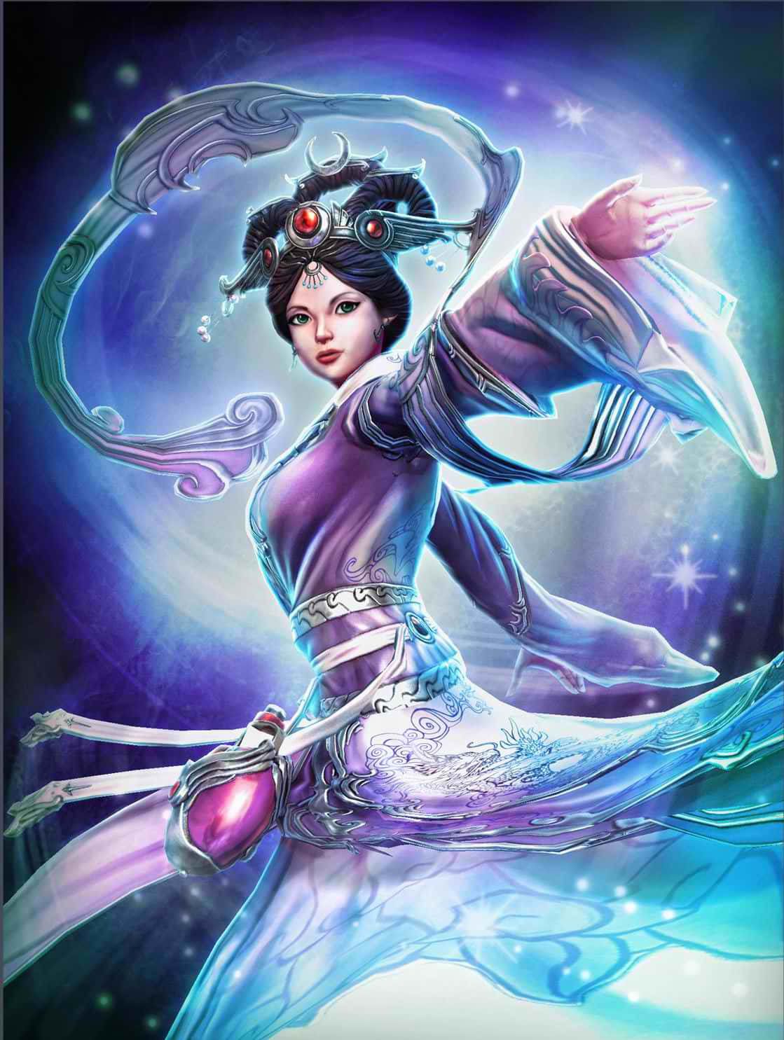 Chang'e Moon Goddess Art Wallpaper