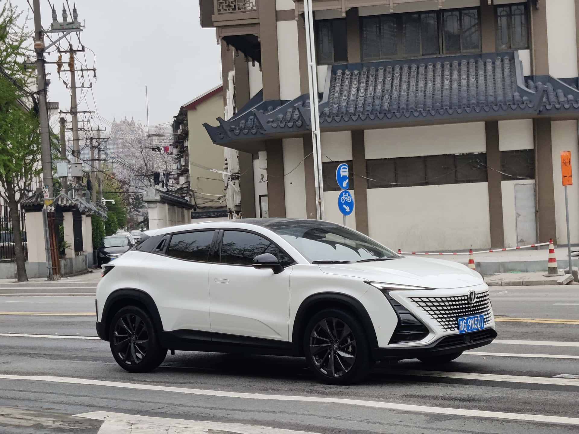 Changan Uni-t Speeding Through A Country Road Wallpaper