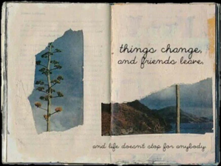 Change And Continuity_ Art Journal Page PNG