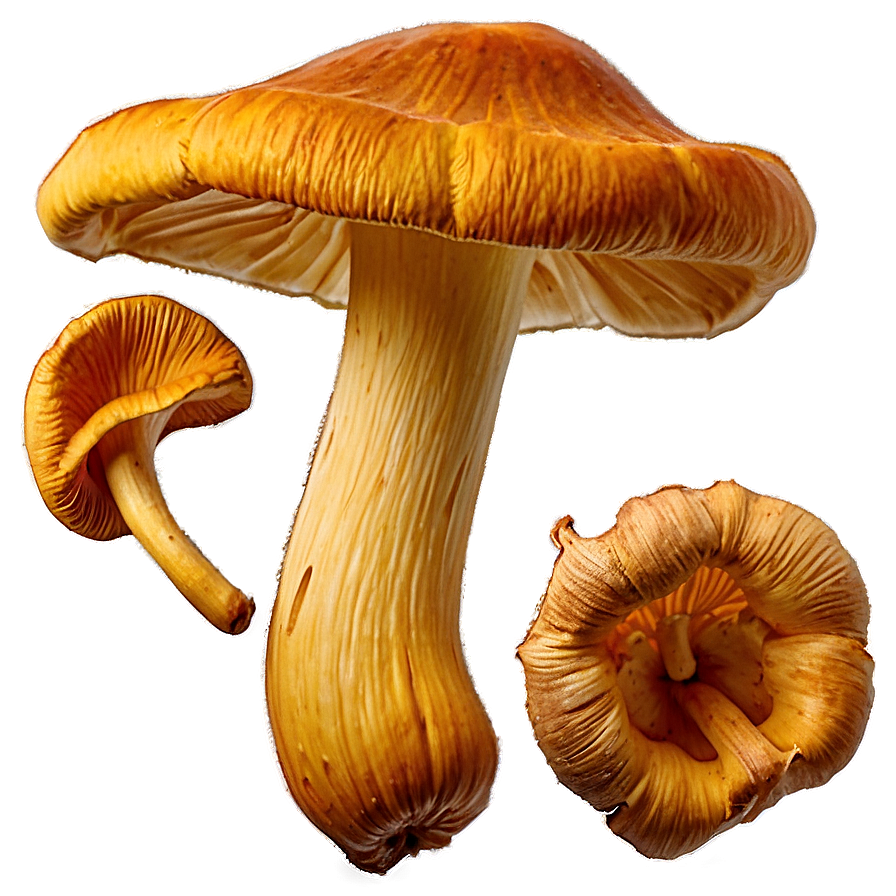 Download Chanterelle Mushrooms Png Lsm | Wallpapers.com