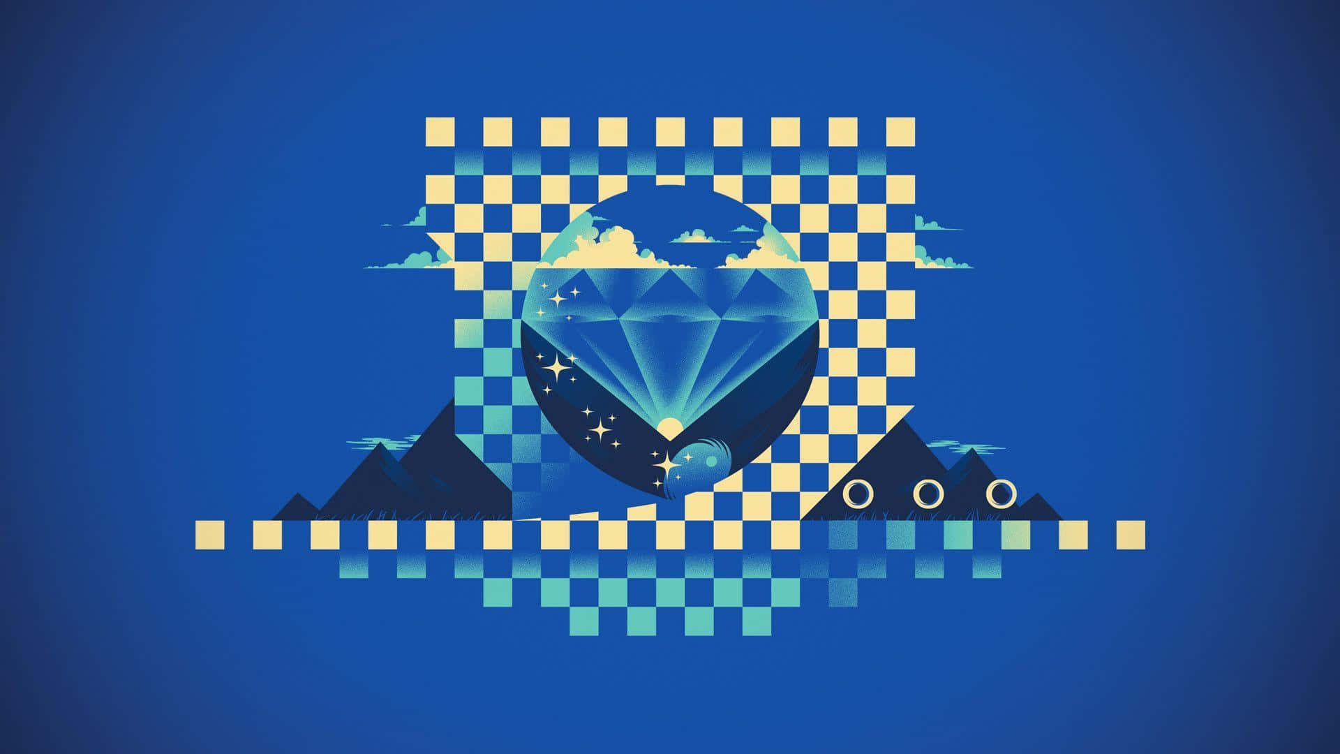 Vibrant Chaos Emeralds Collection Wallpaper