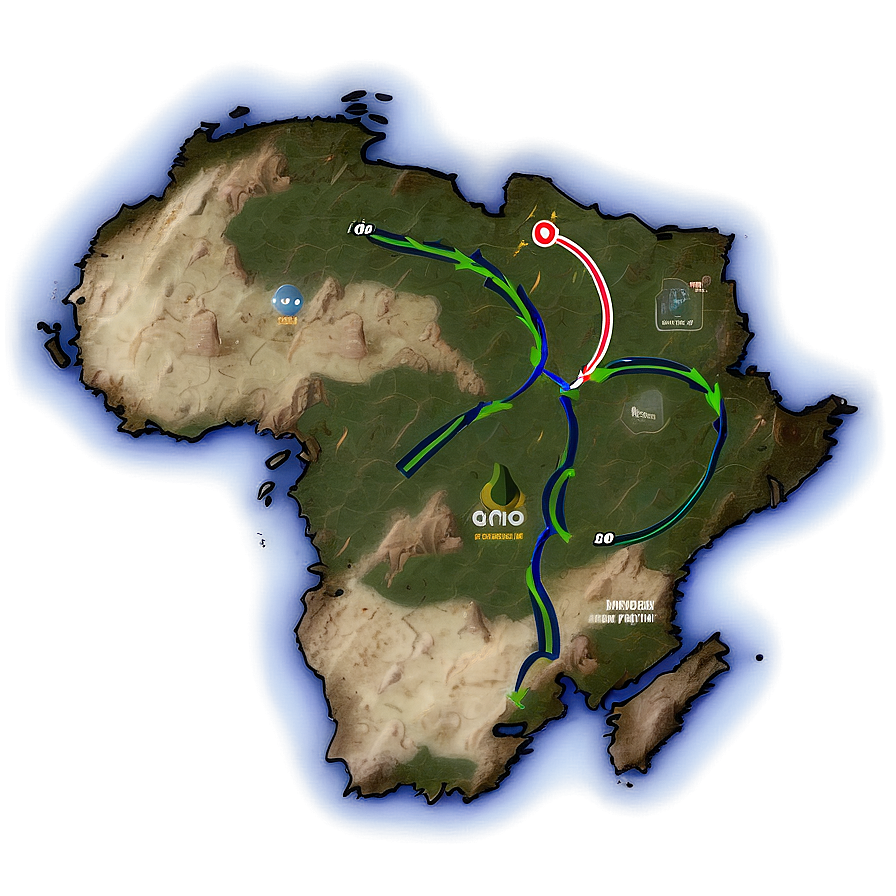 Chaos In Transportation Map Png 06242024 PNG