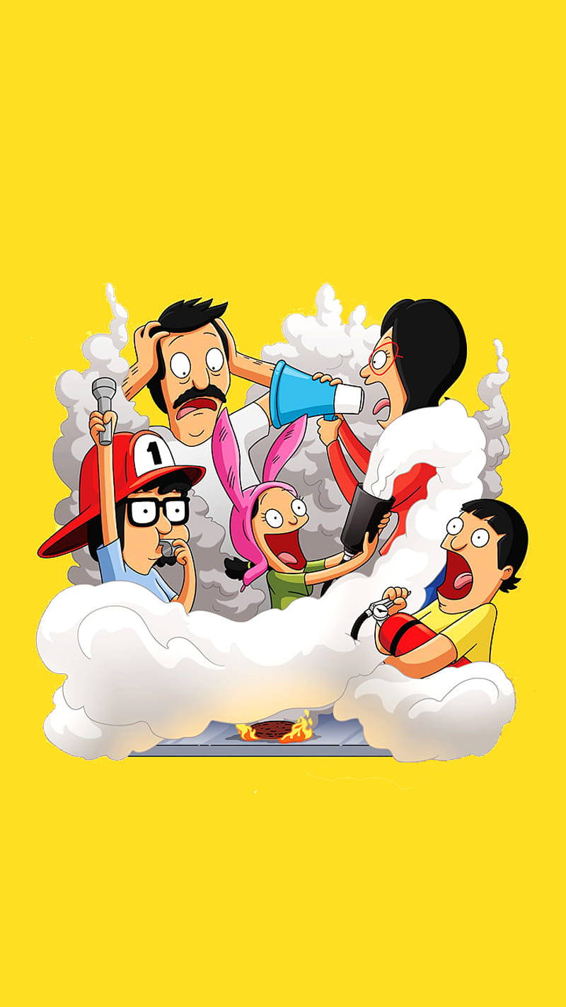 Chaotic Belchers From Bobs Burgers Wallpaper