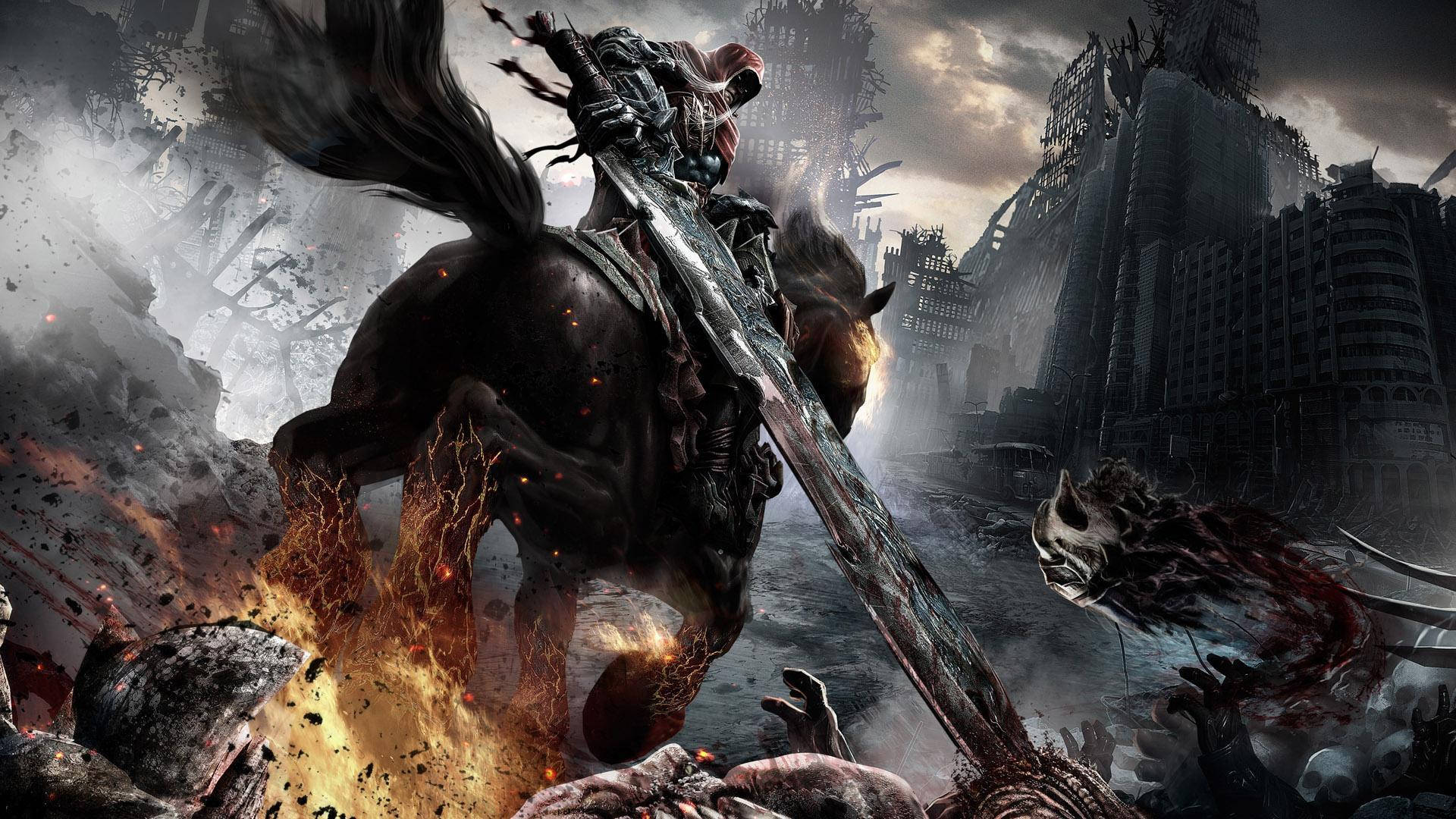 Chaotic Darksiders Live Gaming Wallpaper