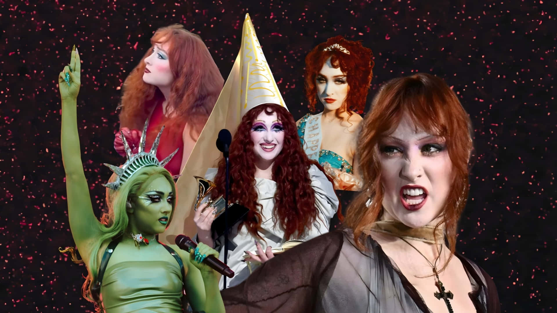 Chappell Roan Artistic Transformations Wallpaper