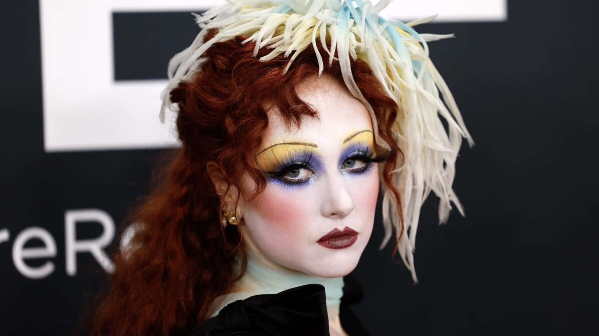 Chappell Roan Bold Makeup Look Wallpaper