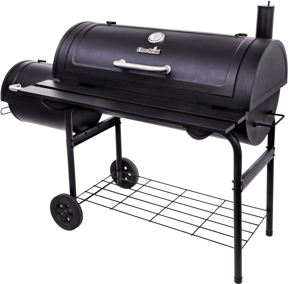 Char Broil Offset Smoker B B Q PNG