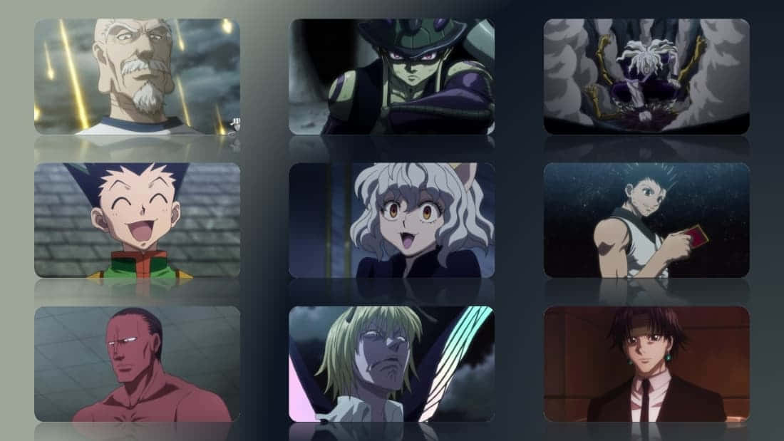 Character Collage Hunter X Hunter Pfp Background
