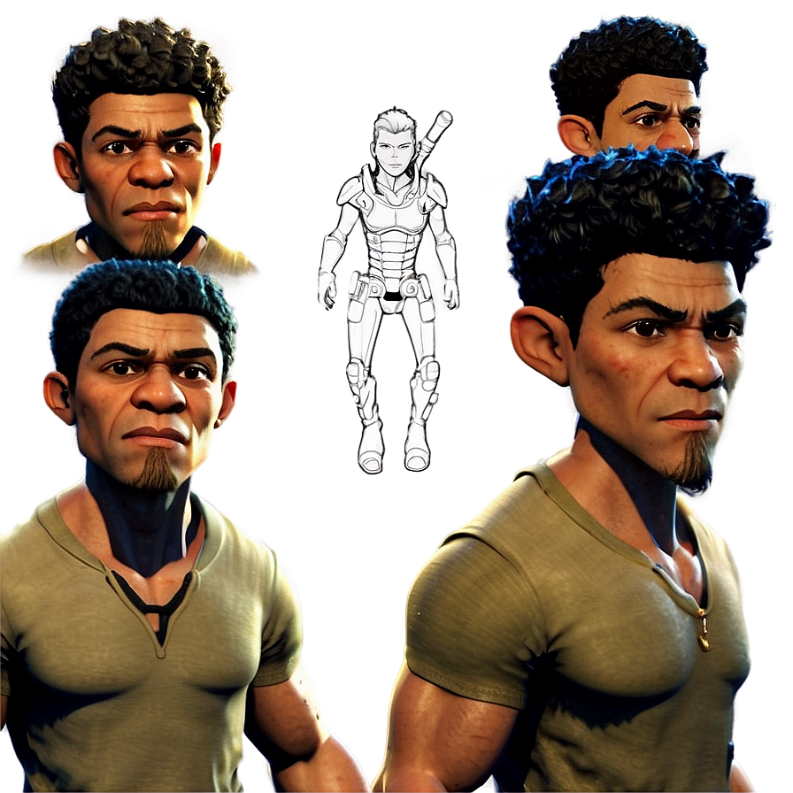 Character Concept Art Riley Freeman PNG