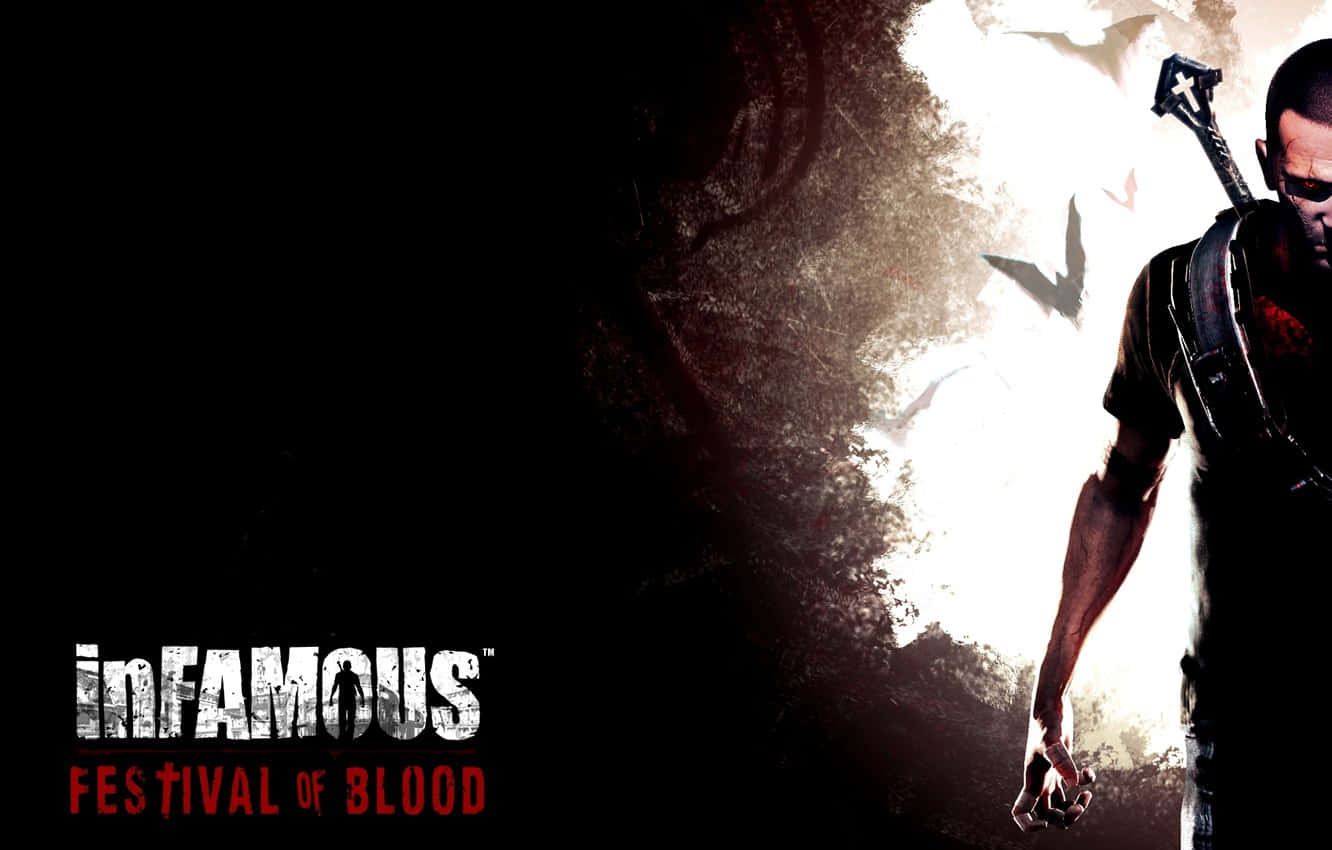 Character In Infamous With Sword Wallpaper