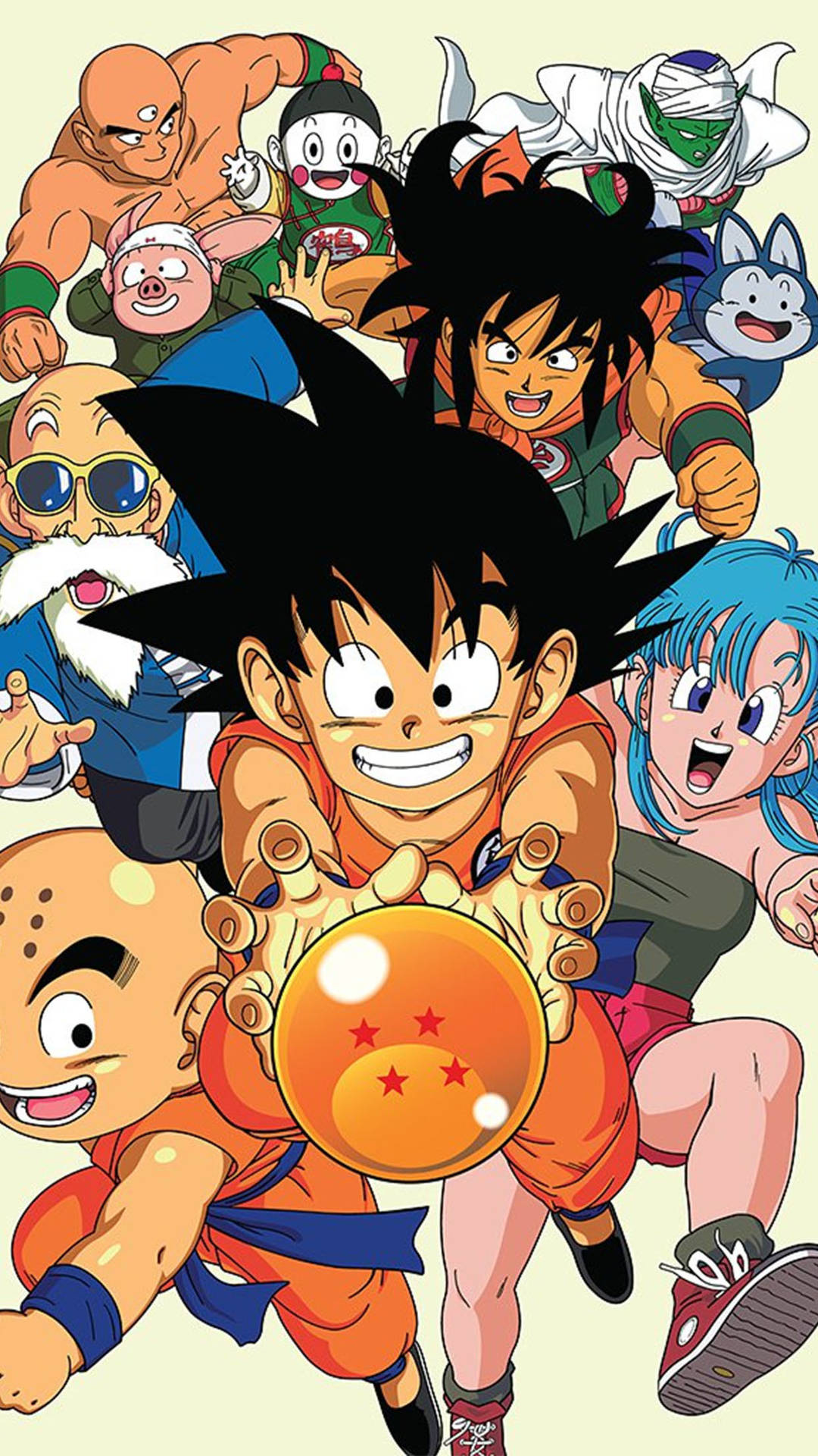 Characters Of Dragon Ball Z Iphone Wallpaper