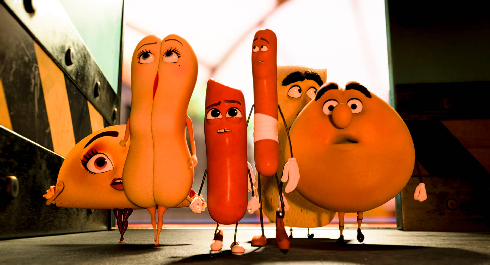 Characters Of Sausage Party Wallpaper