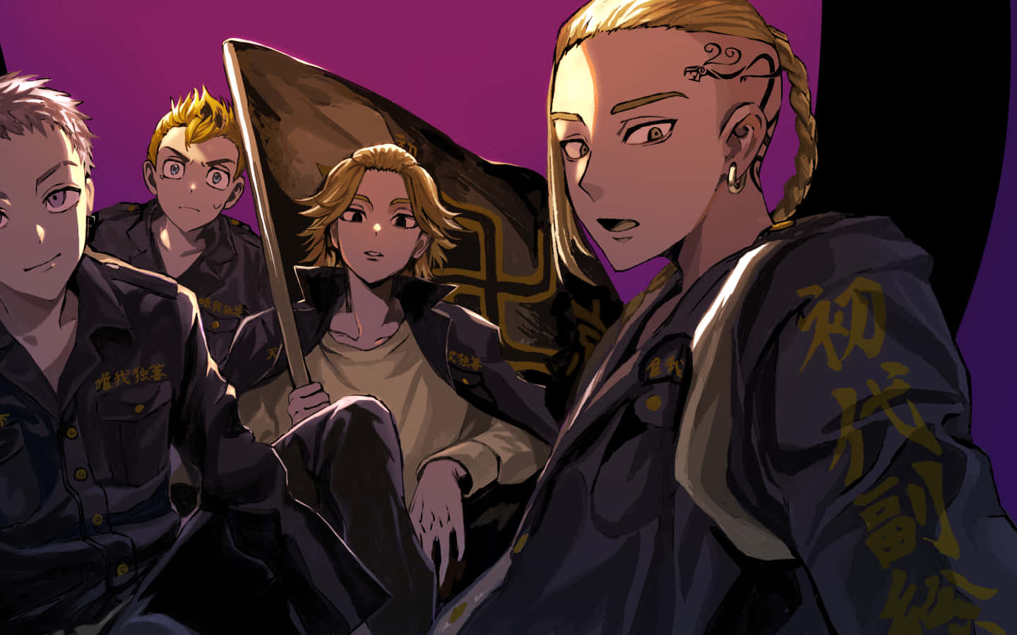Characters Of Tokyo Revengers Anime Wallpaper
