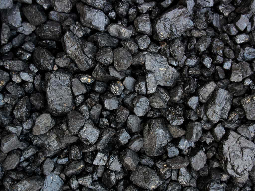 A Close Up Of Black Coal