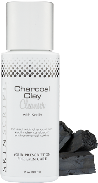 Charcoal Clay Cleanser Skin Care Product PNG