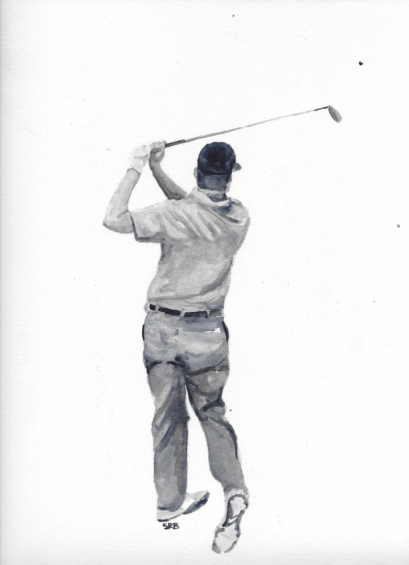 Charcoal Drawing Of Keith Mitchell Wallpaper