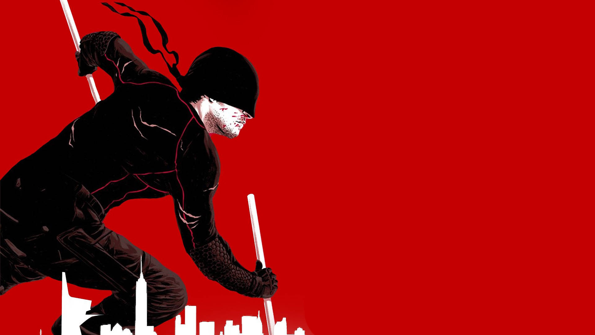 Charging Daredevil Abstract Background