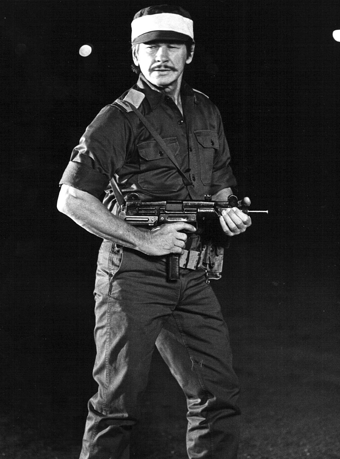 Charles Bronson In The 1977 Television Film Raid On Entebbe Wallpaper
