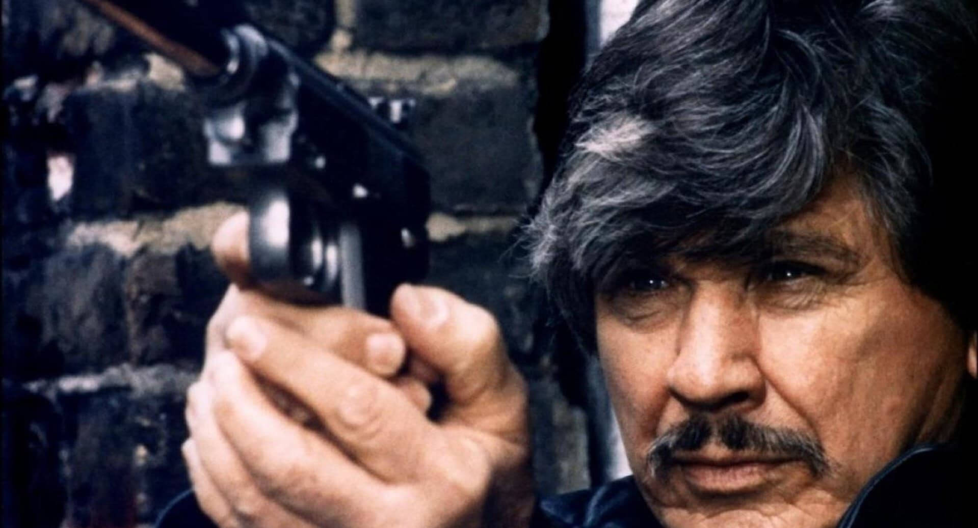 Charles Bronson With A Gun In The Death Wish 1974 Wallpaper