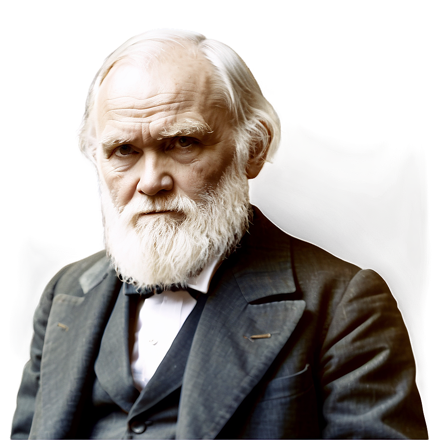 Download Charles Darwin Portrait Png Oan68 | Wallpapers.com