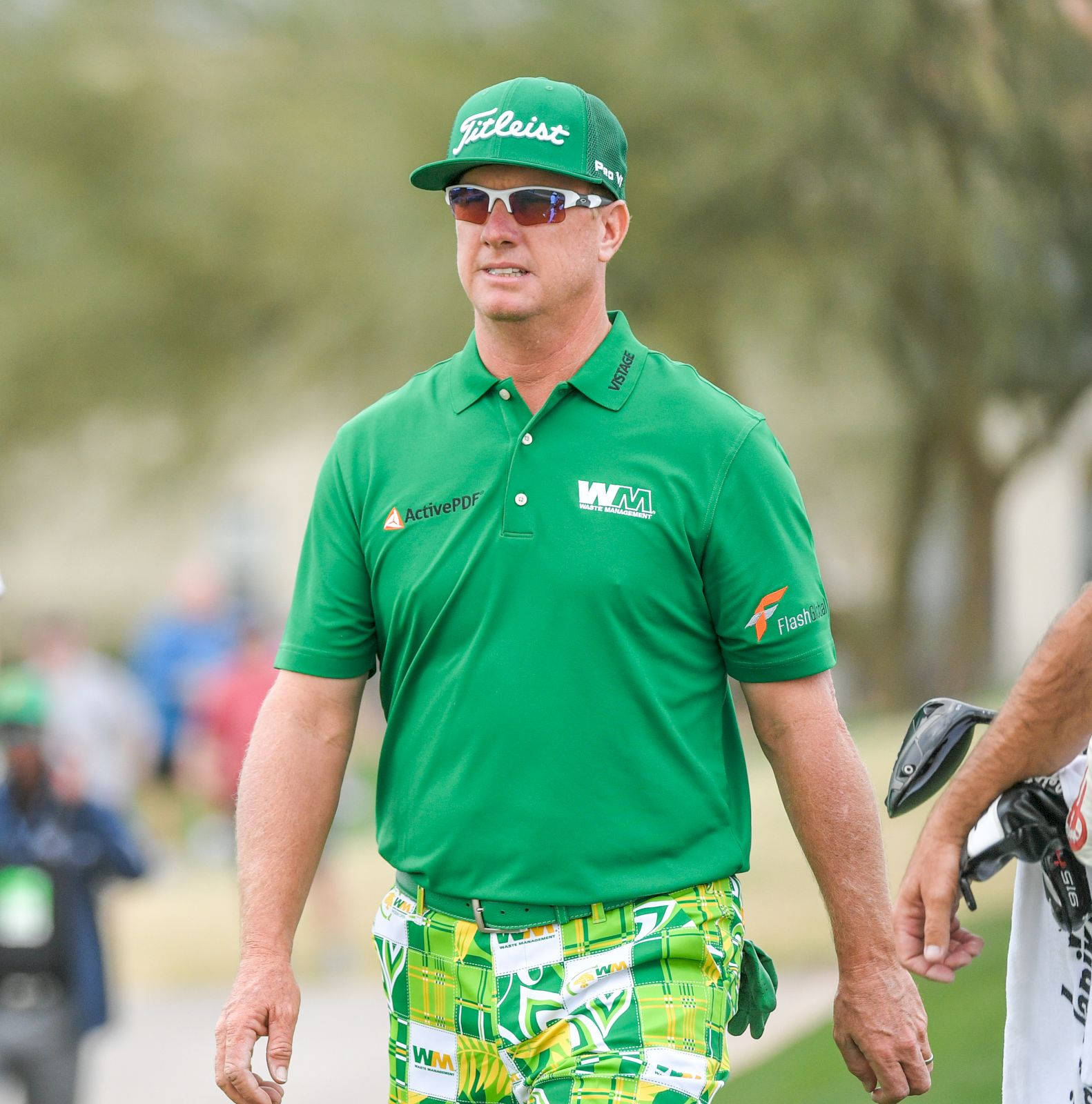 Charley Hoffman All-Green Outfit Wallpaper