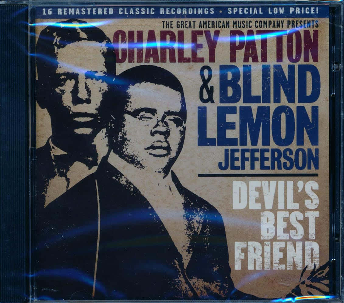 Denne Tapet: Denne tapet har et mønster bestående af et portræt af Charley Patton og Blind Lemon Jefferson. Wallpaper