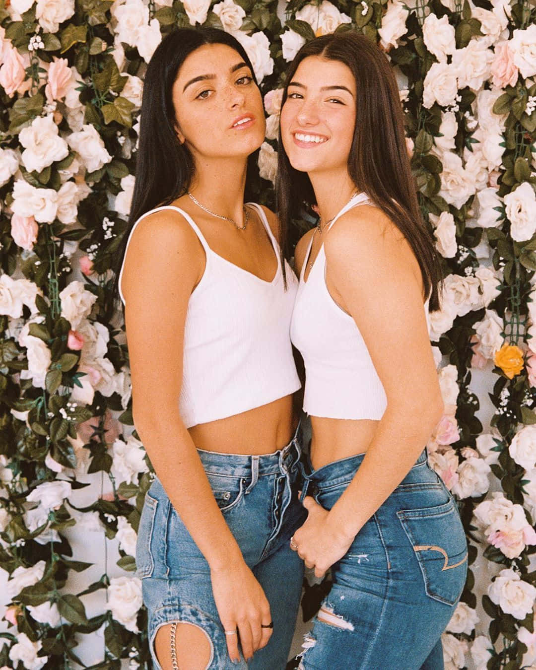 Image Of Charli And Addison In Their Cbd Boutique Wallpaper