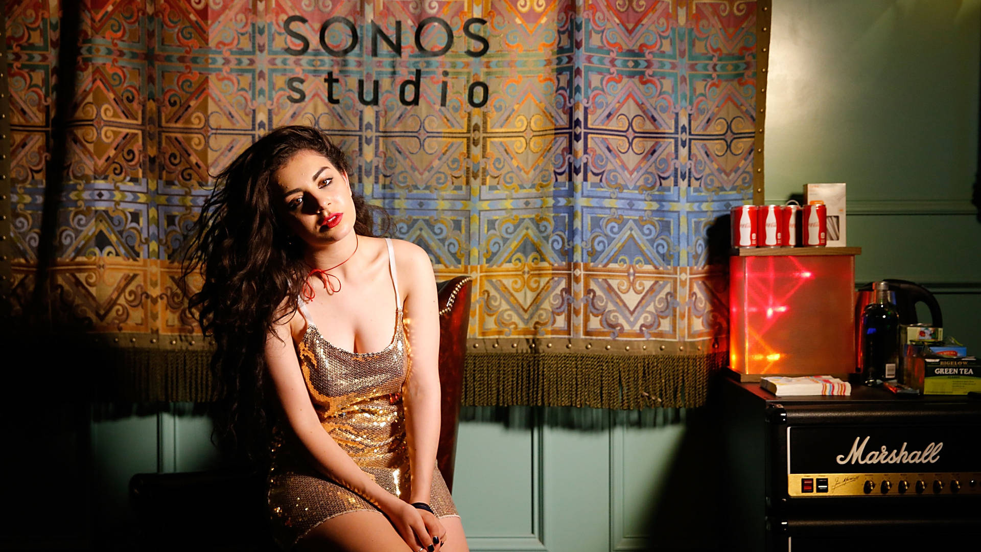 Charli Xcx In Sonos Studio Background