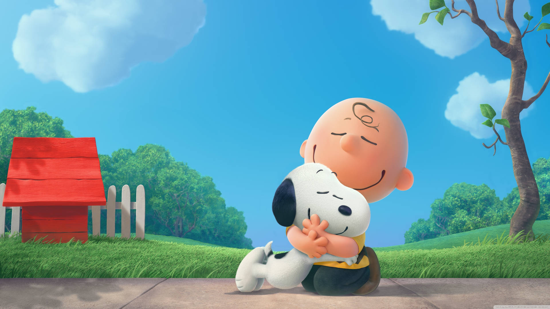 Charlie Brown And Snoopy Warm Hug