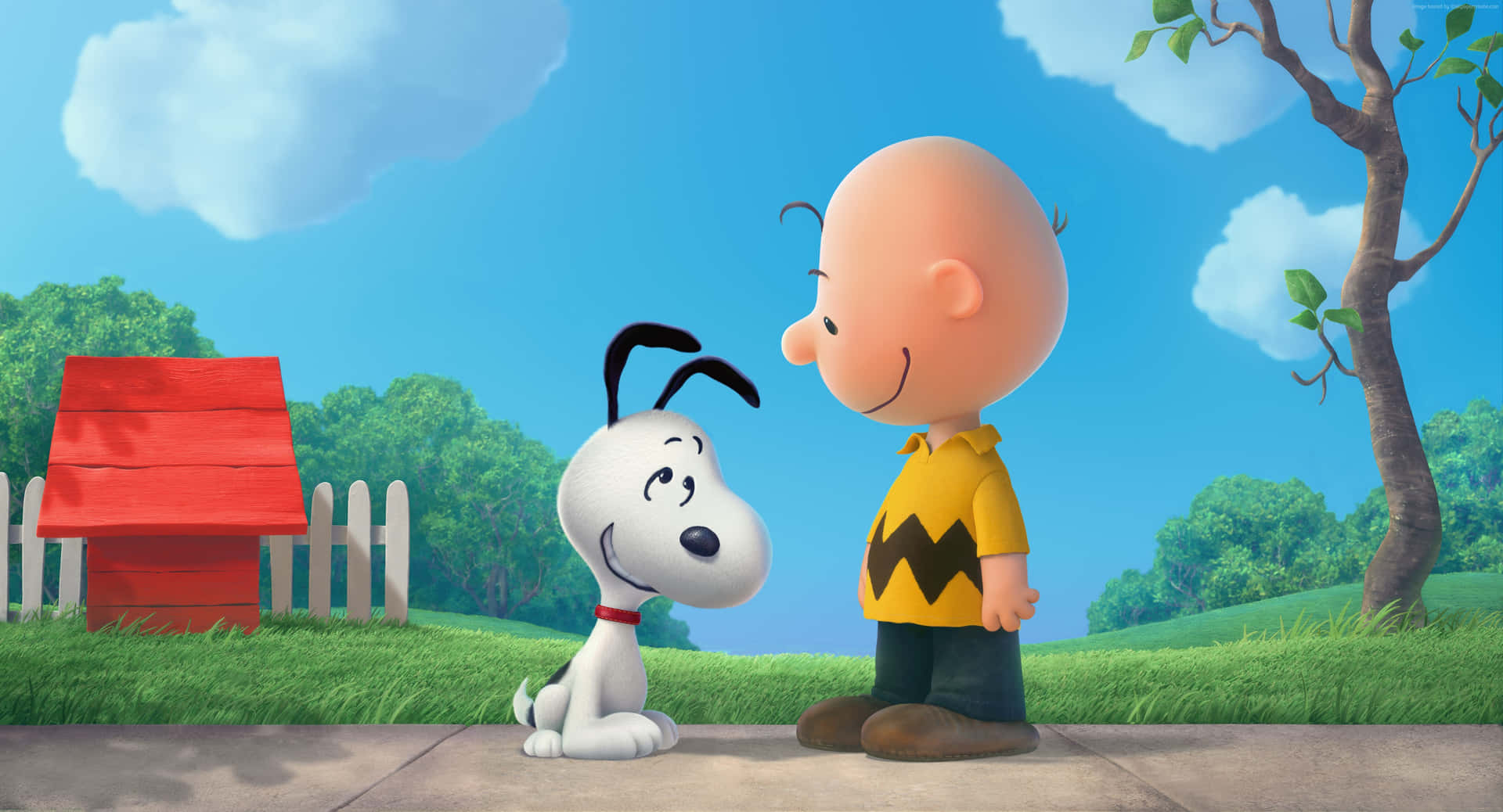 Celebrandoocasiones Especiales Con El Buen Viejo Charlie Brown Fondo de pantalla
