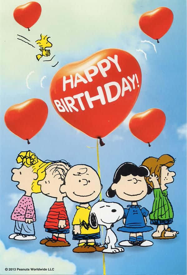 Feiernsie Den Geburtstag Des Klassischen Comicstrip-charakters - Charlie Brown! Wallpaper